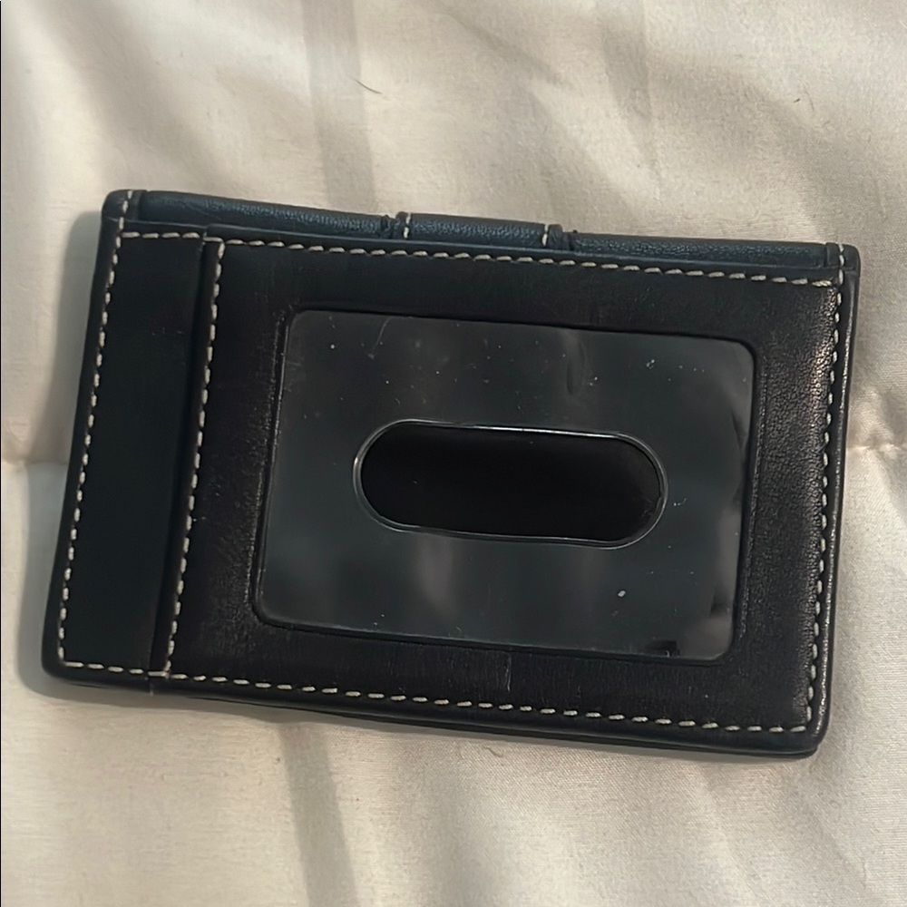 Coach Black Leather Bifold Cardholder - Picture 3 of 8